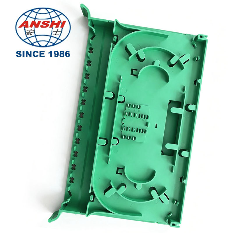 Factory Wholesale 12 Core 24 Core Fiber Direct Splice Tray Eco-Friendly ABS Telecom V3.0 ODF Integrated Fiber Splice Tray