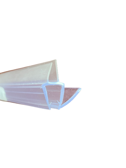 Shower Room/Cabins Waterproof Translucent Vinyl Edge Seal Glass Door PVC Sealing Strip