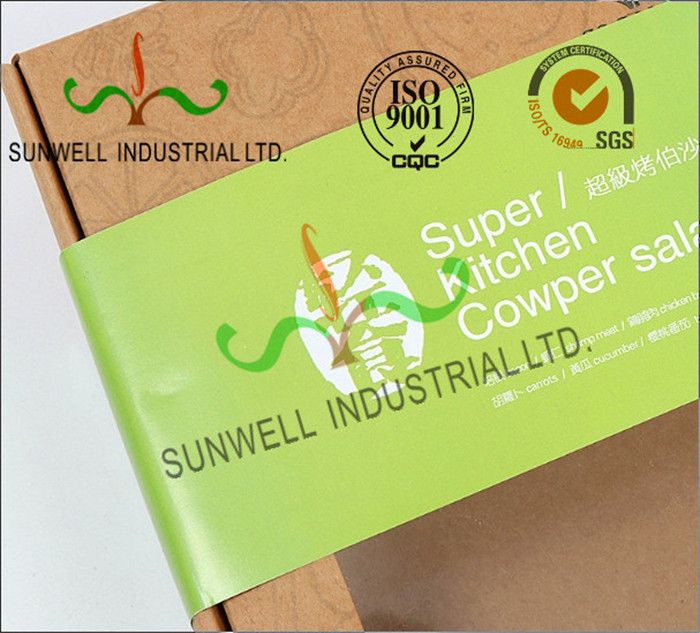 Rigid Kraft Paper Cardboard Food Packaging Boxes With Art Paper Wraped Finished