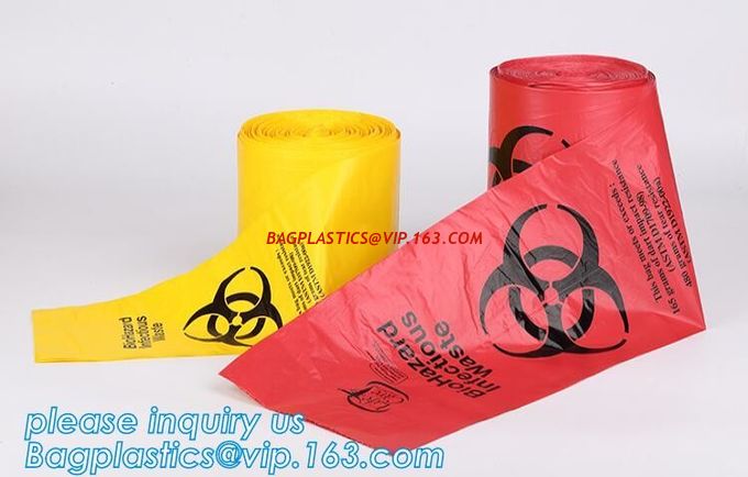 Bio Hazard Tote Bags,Stick-on Red Bio Hazard Waste Bags 6" x 6" 200/Bx,Shop Bio Hazard Shoulder bags online bagease pack
