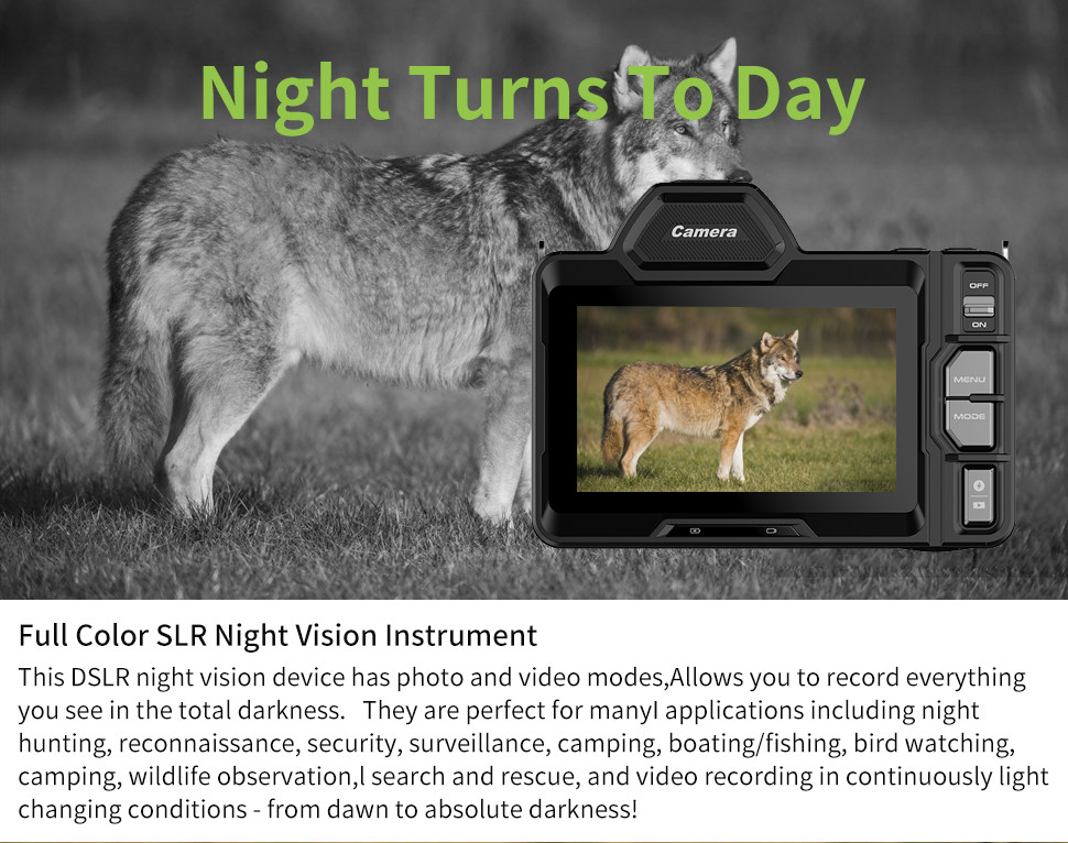 4K Infrared Digital Binoculars Rechargeable Night Vision Scope
