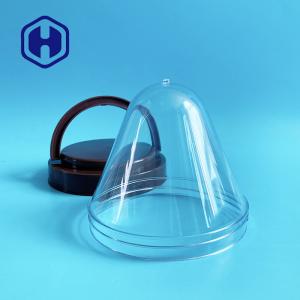 Quality 120mm 100g Wide Mouth Plastic Jar PET Preform With Lid Transparent wholesale