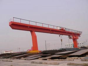China warehouse A3 To A5 Single Girder Gantry Crane With Cabin Control on sale