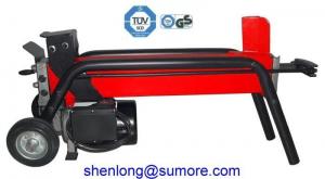 Quality cheap 5 ton horizontal hydraulic electric screw log splitter with CE GS TUV wholesale