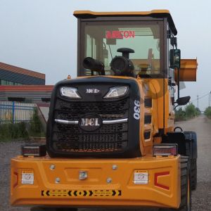 Compact Articulating Wheel Loader Machine 1600Kg Rate Load