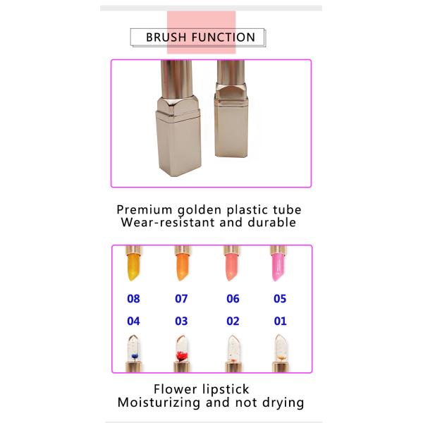 Plant IOS Transparent 2.5g Color Changing Lipstick 8*2cm