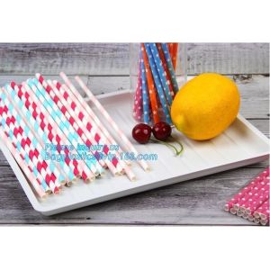 Eco Friendly Disposable Dinnerware Biodegradable Paper Drinking Straw Paper