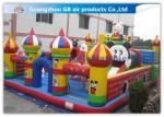 Colorful Inflatable Amusement Park , Fun City Commercial Inflatable Bouncers