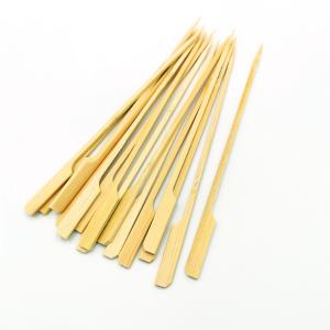 Quality BBQ Cooking 3mm Thickness 21cm Wooden Bamboo Craft Paddle Stick wholesale