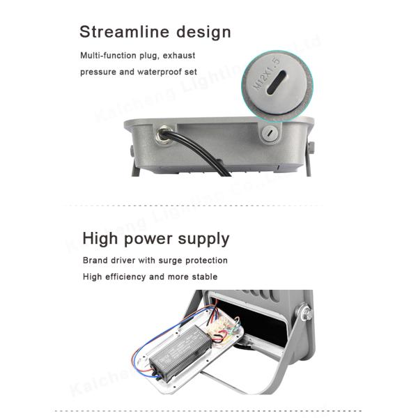 Driverless Ultra Thin 6500K Waterproof Led Flood Light