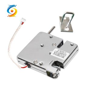 Quality DC 24v 12v Automatic Cabinet Lock Silver Magnetic Electronic Lock wholesale