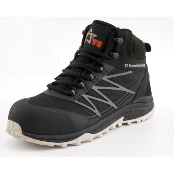 Protective Black Safety Shoes For Men Anti Impact And Anti Puncture Safety Shoes