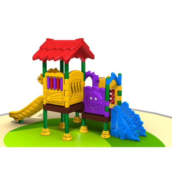 Shining Colors Kids Plastic Playground Equipment Toddler Garden Toys 4CBM Volume