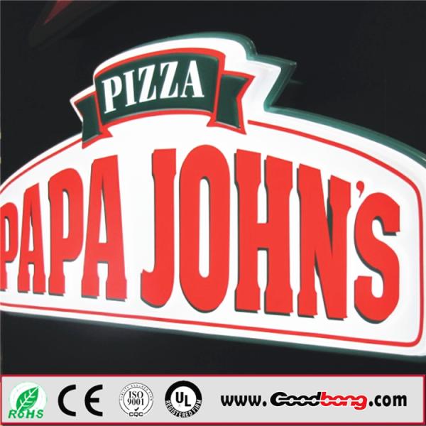 Outdoor Vacuum Forming LED Silk Screen Logo Sign