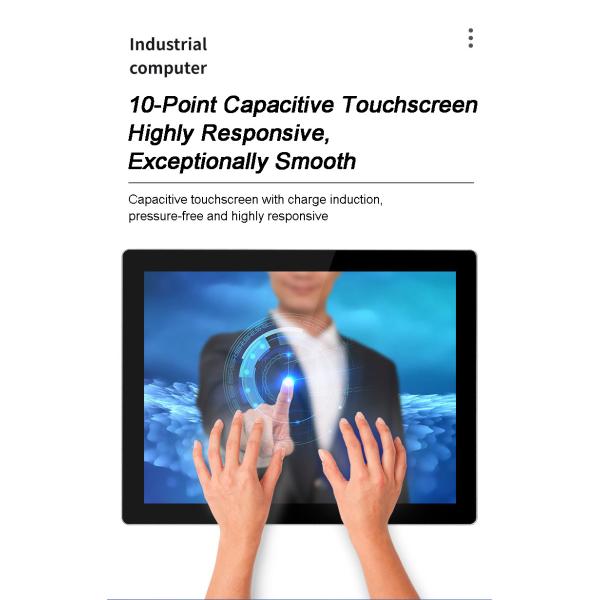 15.6 Inch Narrow Bezel External Industrial Embedded Computers Grade Touch Panel Monitor With VGA HDMI DVI USB for Touch