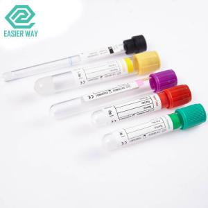 Quality Medical Disposable Red Blue Green Grey Yellow ESR Vacuum Blood Collection Tubes Test Vacutainer wholesale