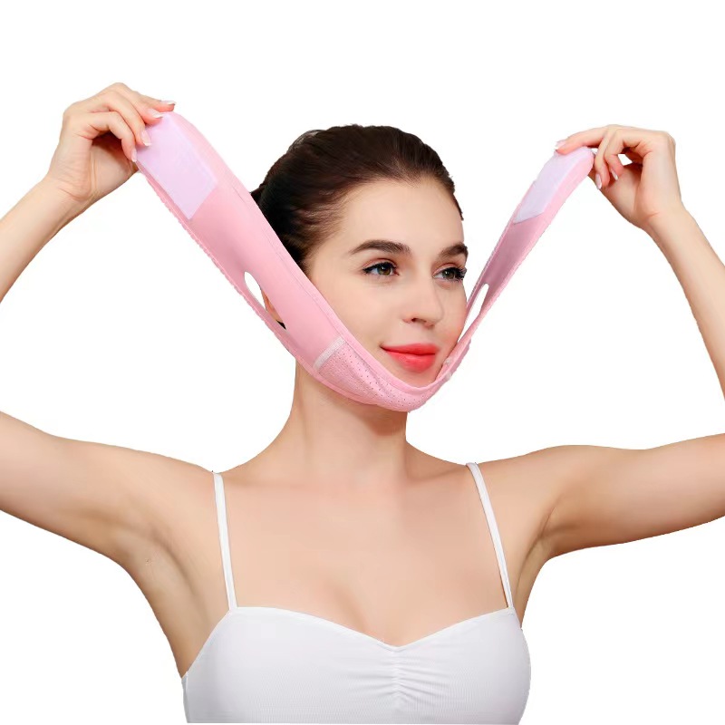 Adjustable Facial Cheek V Shape Lifting Bandage reusable Beauty V Shape faciem belt facial straps chin strap for young look