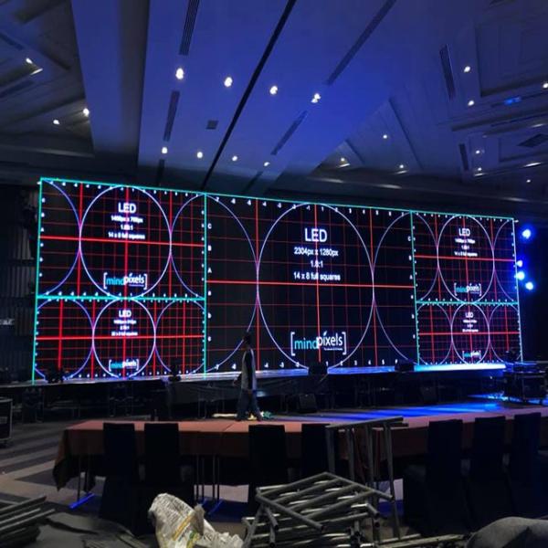 Die Cast Aluminum Audio Visual Display P3.91mm Indoor 3840HZ Light Weight