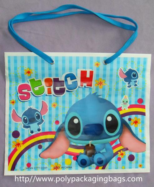 Cheap Poly Drawstring Bags / One Shoulder Backpack Custom Children'S Cartoon Picture for sale