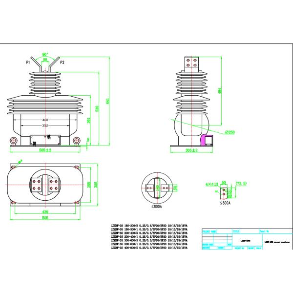 33kv Outdoor Single-Phase Casting Resin Current Transformer
