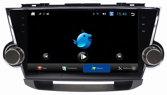 Ouchuangbo Toyota Highlander 2009-2011 android 4.2 autoradio DVD GPS stereo navigation system support 4 core MP4 Aux