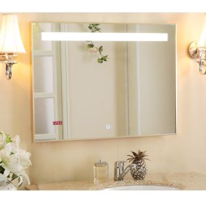 Buy cheap All kinds of frameless or frame bathroom LED mirror with iron base from wholesalers