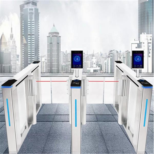 Subway Airport Swing Flap Turnstile Gate High Speed Security Access Gates