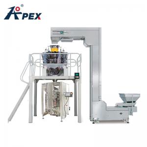 Quality Computer Control Snack Food Packing Forming Vertical Continuous Filling Pouch Food Automatic Plastic Bag Sealing Machine wholesale