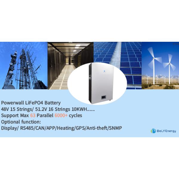 Powerwall home solar LiFePO4 battery 10KWH for energy storage