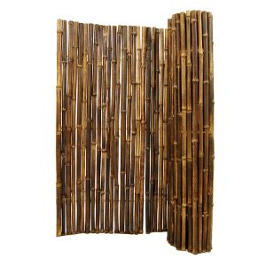 Natural Coloured Bamboo Screening 240cm Garden Bamboo Rolled Fence