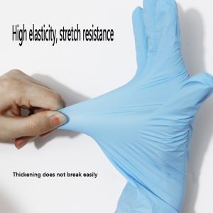 Quality Anti Bacterial Disposable Nitrile Gloves Smooth Nitrile Butadiene Gloves wholesale