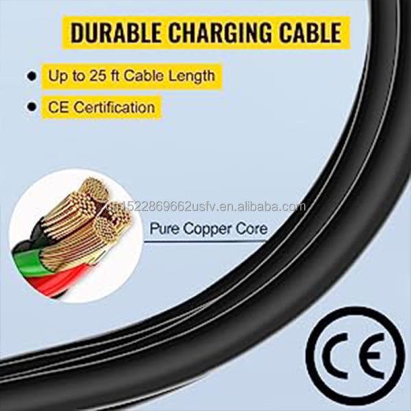 EV Charger North American Charging Standard NACS Plug 5M 6m 7m Cable Tesla NACS Plug EV Charging Gun Cable