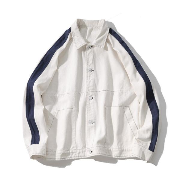 Fashion streetwear clothing custom wholesale cheap mens contrast colour denim