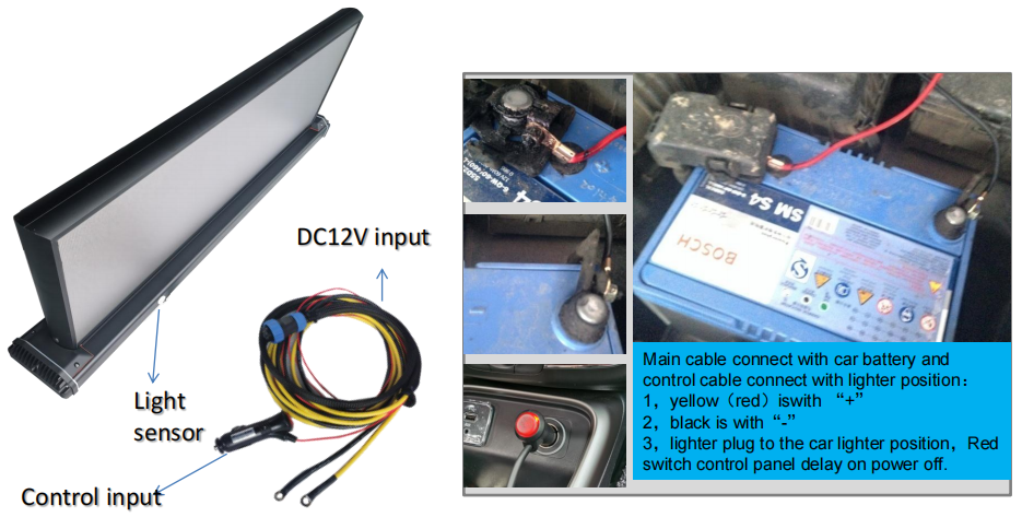 ODM 3G 4G WiFi Digital Taxi Top Displays Led Car Roof