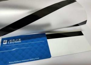 China High Adhesion LOCO Magnetic Stripe Coated Overlay For Magnetic Card Production on sale