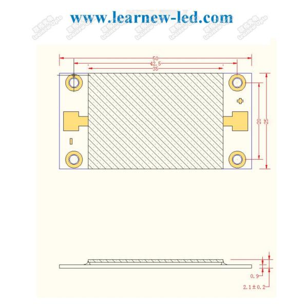 5025 44-48V UV LED Chips 288W 400W LED Chip For UV LED Printing Machine