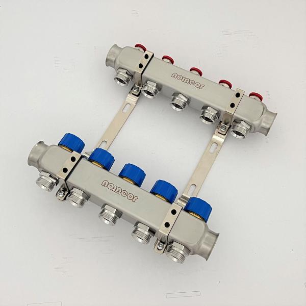 Stainless steel manifolds set for hydronic radiant and under floor heating system