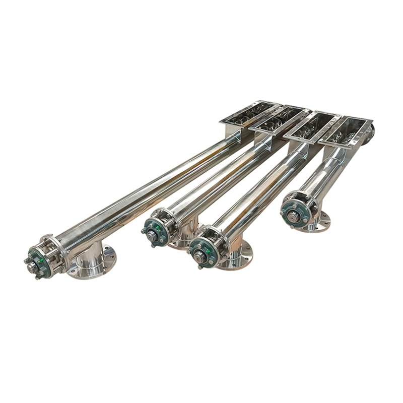 OEM Custom for Cement Power Plants Tubular Stainless Steel Screw Auger Conveyor