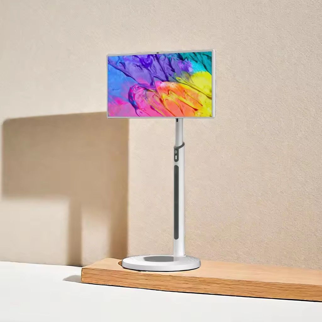 iBoard 32 Inch Android 13 Smart Touch Screen Wireless Display In-Cell With Camera 5-7H Long Battery Life Adjustable Stand