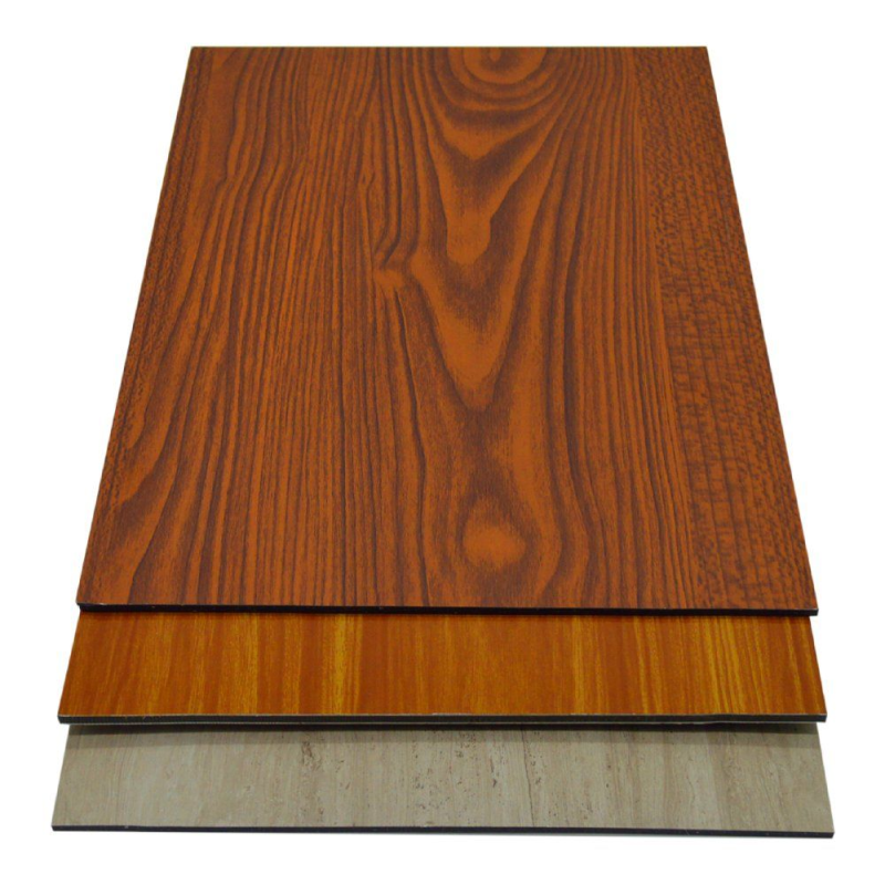 decoration door design for internal wall Imitation wood grain Aluminum Composite Panel 4MM wall cladding panels