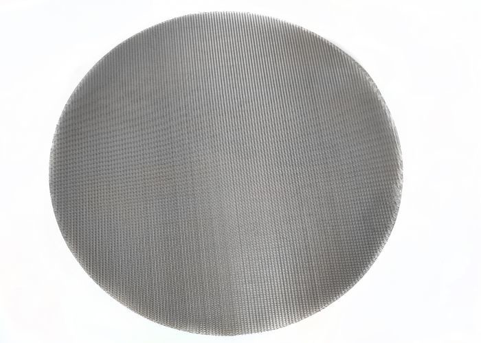 Round Shape 50mm Diameter 316 Stainless Steel Screen Filter Plain Weave