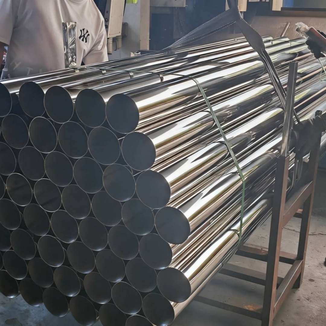 304 SS LAW ASTM 554 Ø1”x1/16“( 25.4x1.587 mm) Stainless Steel Welded Pipe Bright Surface