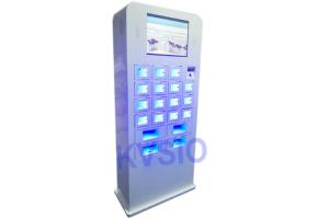 Quality Railway Station Mobile Phone Charging Kiosk High Accuracy With 19 Charging Lockers wholesale