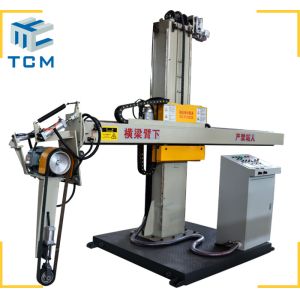Steel Vessel Head Surface Grinding Equipment Industrial Automatic Polishing