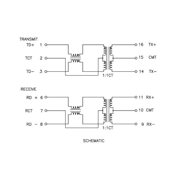 HX1198NL LAN Magnetics Datasheet