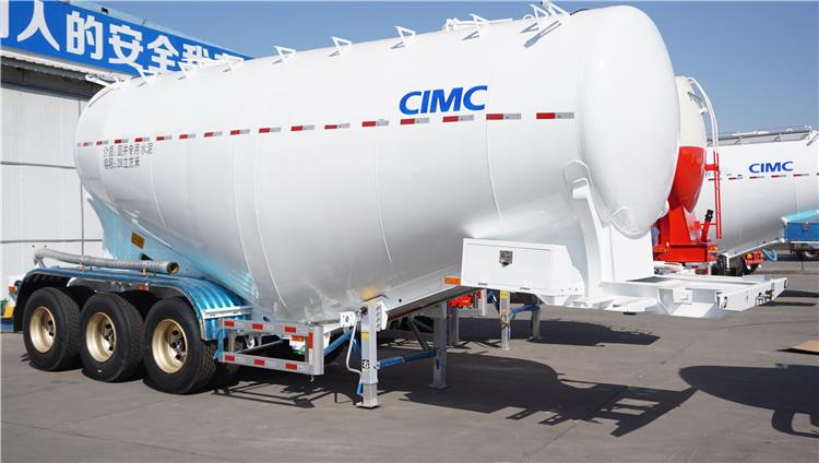 Transport 12 Wheel Pneumatic 48CBM Bulk Cement Tanker Trailer