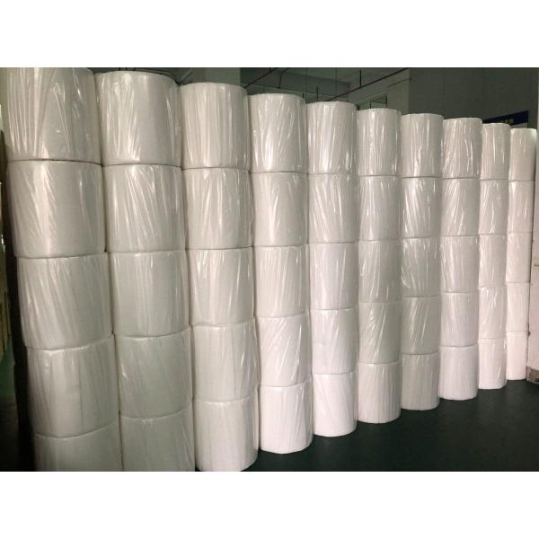 40Gsm Spunlace Nonwoven Fabric Lightweight Plain Style Microfiber Fabric