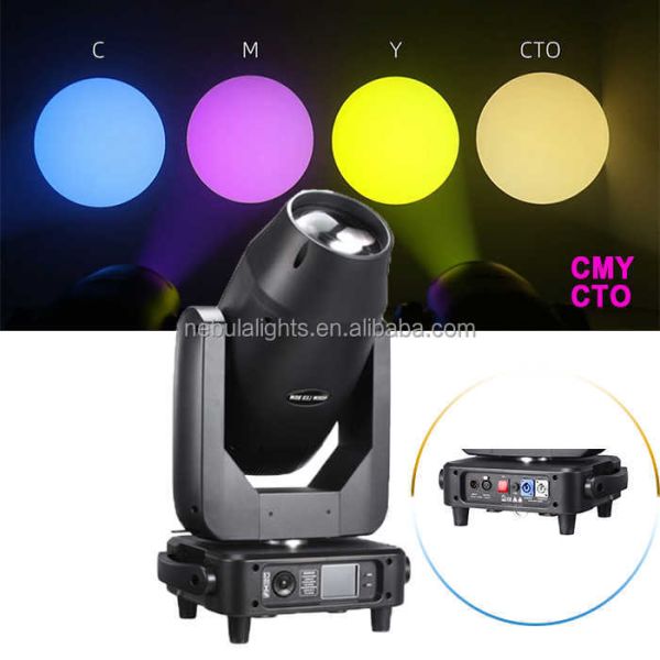 NEBULA 400W BSW LED Moving Head Light CMY CTO Color Wedding DJ Stage Lights