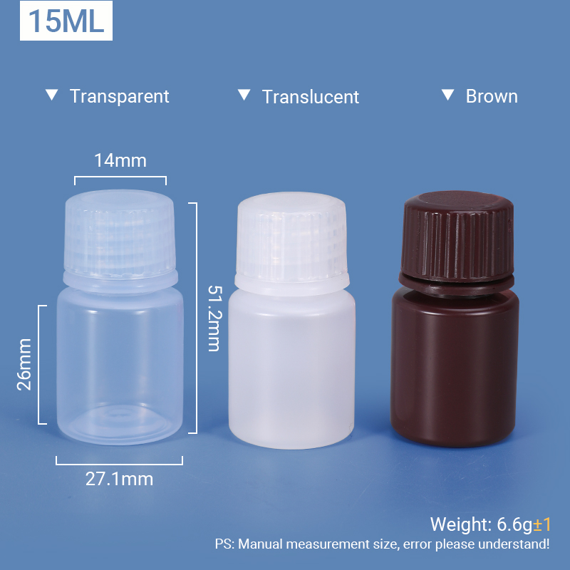 Food Grade 250ml 125 ml PP Plastic Bottle For Liquid Medicine Detergent reagent