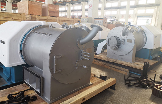 Chemical Pusher Type Centrifuge Machine Continuous Centrifugation For Salt